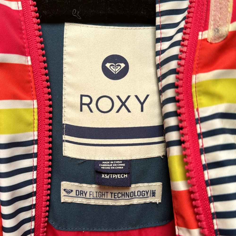 Roxy Extra Small Snowboarding Winter Jacket Like … - image 4